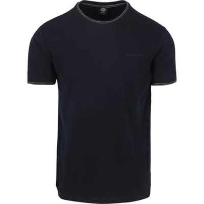 Petrol Industries - Heren Logo T-shirt Turtlestone - Blauw - Maat XXL