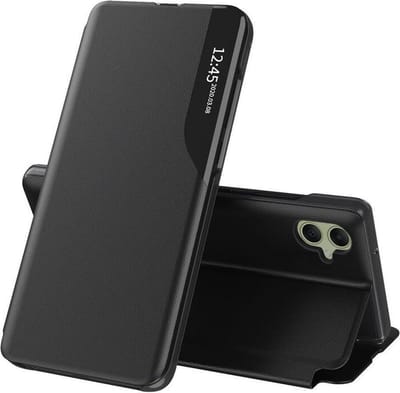 Hoesje geschikt voor Samsung Galaxy A05 - Techsuit eFold Book Case - Zwart