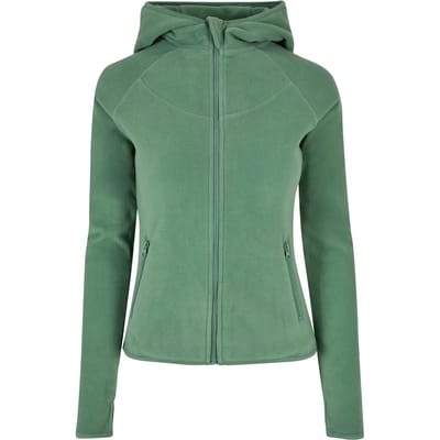 Urban Classics - Polar Fleece Vest met capuchon - XS - Groen