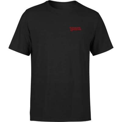 Dungeons & Dragons D&D Logo Men's T-Shirt - Zwart - S