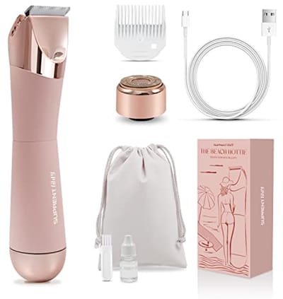 Bikini Trimmer voor Vrouwen - Pijnloze Ontharing voor Bikini, Armen, Benen en Oksels