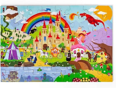 Vloerpuzzel - Kinderspel - Creatief Spelen - 48 Stukjes - 40x58 cm - Kleurrijk