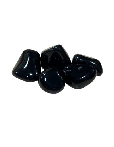 Obsidiaan regenboog trommelstenen 100 gr. (mt3)