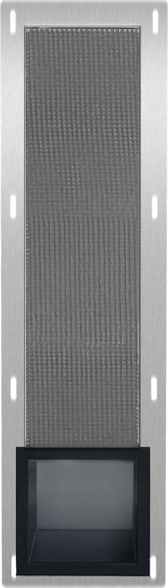 Inbouw reserve toiletrolhouder mat zwart zonder klep