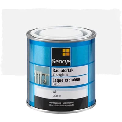 Sencys Radiatorlak Zijdeglans Wit 250ml