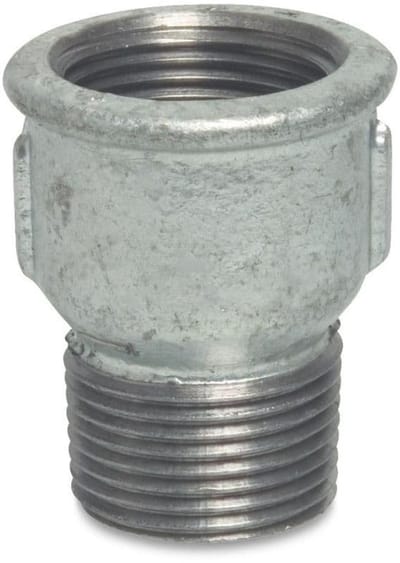 Draadfitting Tempergietijzer, Muffelnippel 1 1/2 inch