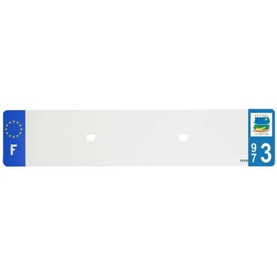 Nummerplaatstrip voor pvc Top Plaq 973