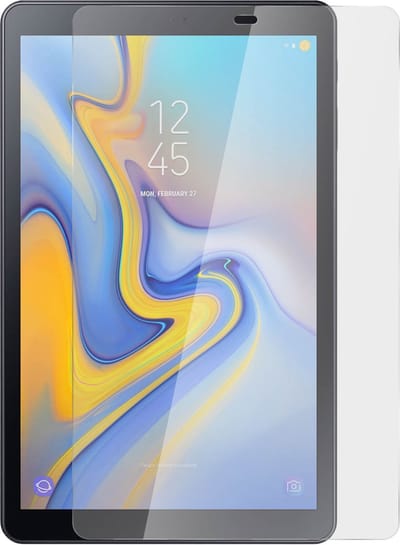 Avizar getemperd glas beschermende folie Geschikt voor Samsung Galaxy Tab A 10.5 9H hardheidsbescherming en anti-explosie - transparante omtrek, Transparant