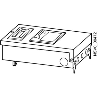 BVP:203163 Siemens aftakkast 125 A 1x 3-polig ID2000 BD2-AK3X Aftakking Lichtgrijs 3-polig 70 mm² 125 A 690 V/AC 1 stuk(s)