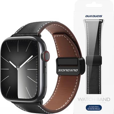 Dux - Ducis - Ya Band voor Apple Watch - 42 / 44 / 45 / 49 - mm - Zwart