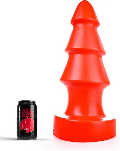 All Red Dildo Christmas Tree 40 cm - rood