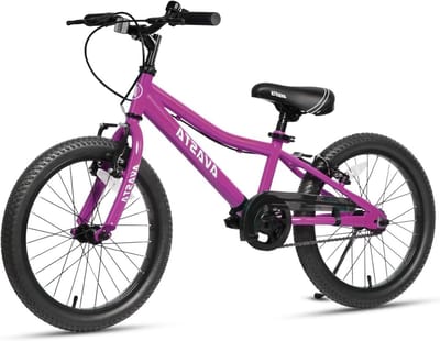 Kinderfiets - Jongensfiets Meisjesfiets - Veilig Fietsen - Dubbele V-remmen - 20 inch - Geel