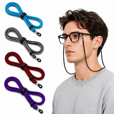 BOTC Brillenkoord - 4 Stuks - tot 35 cm - Leesbril - Verstelbaar - Lichtgewicht - Brillenkoord - Kralen ketting