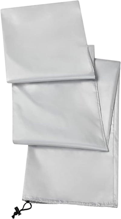 Waslijn Afdekking - Beschermhoes Droogmolen - Buiten Droge Kleding - Waterdicht UV Bestendig - 165 cm Hoog - Zilver