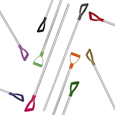 Mestvork Steel - Aluminium - 115 cm - Donkergrijs handvat