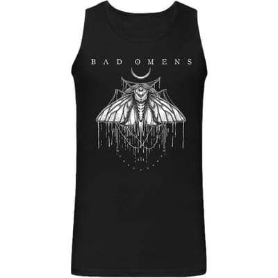 Bad Omens Tanktop - Moth - S tot L - voor Mannen - zwart