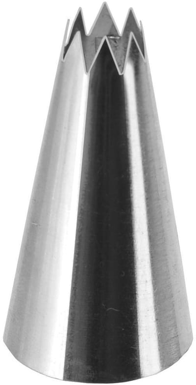 Orion - Stervormige Decoratietip - Roestvrij Staal - 2.4cm - 5.5cm