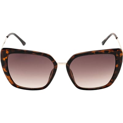 Guess Cat Eyes Bruine Gradiënt Lens Donker Havana Bruine Zonnebril