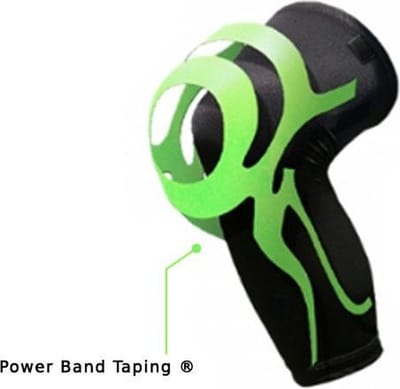 Orione Sport Kniebrace Power Band Taping - Kniebandage - Knie Support - Sportbrace - Universeel - Maat S - Zwart