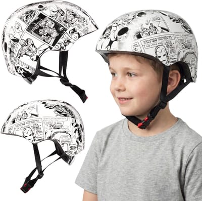 MARVEL Avengers Veilige fietshelm voor jongens, sportief, verstelbaar 52-56 cm