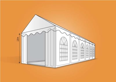 Ambisphere - Feesttent - Partytent - 6x12m XXL | 2,20m