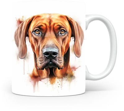 Mok Rhodesian ridgeback Beker voor koffie of tas voor thee, cadeau voor dierenliefhebbers, moeder, vader, collega, vriend, vriendin, kantoor, opa, oma, hond, kerst, sinterklaas, verjaardag