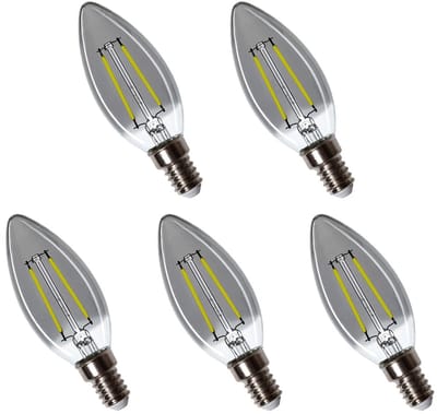 Spectrum LED Lamp E14 2.5W 230V - 150 Lumen - 4000K Neutraal wit - Natuurlijk licht - Energiezuinig - 5 stuks