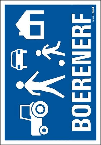 Pickup bord 23x33 cm Combinatie - Boerenerf