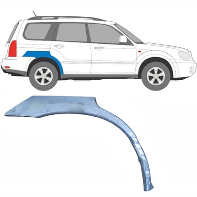 Reparatiepaneel achterspatbord voor Subaru Forester SG 2002-2008 / Rechts