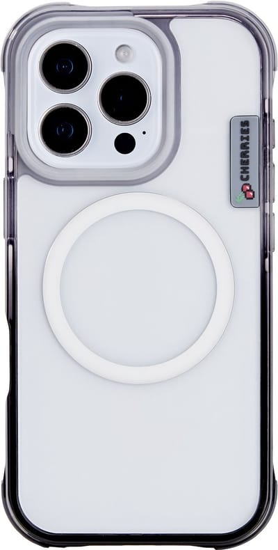 CHERRIES telefoonhoesje voor iPhone 14 - MagSafe-ready case - Schokbestendig - Defender - ThunderGray - Cherries Geur