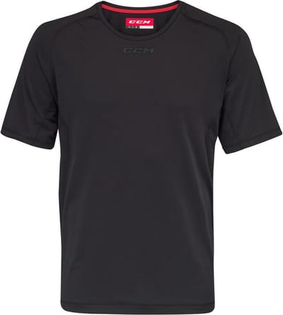 CCM - Team Training T-shirt - Korte mouw - Volwassenen - Zwart - S