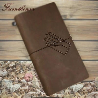 Stationery Mooie Rose Goud Bronskleurige Voor Midori Travelers c07 Decoratieve Planner Paperclip