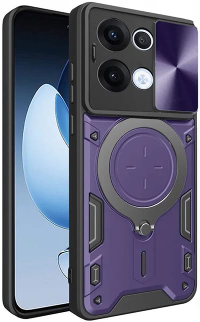 Hoesje geschikt voor Oppo Reno13 - Techsuit CamGuard Pro Back Cover - Paars