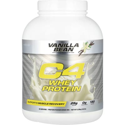 C4 / Cellucor, C4® Wei Eiwit, Vanilleboon, 2,28 kg(5,02 pond)