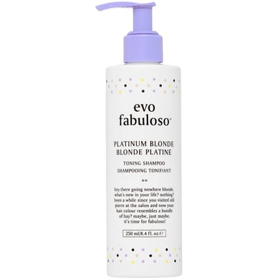 Evo Fabuloso Toning Shampoo Platinum Blonde 250ml
