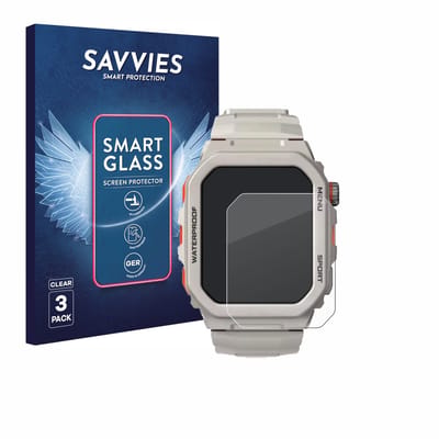 3 Stuks Savvies Screenprotector - geschikt voor Rogbid Tank G2 - beschermfolie glas transparant