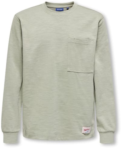 ONLY&SONS - OSJMACKEY REG LS LOGO TEE JRS - Jongens - Lange mouwen shirts