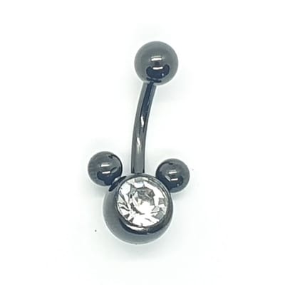 Navel Piercing - Zwart