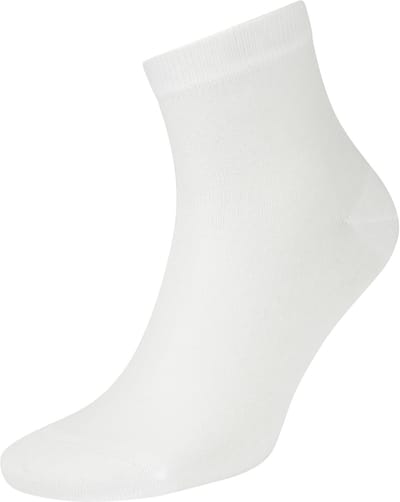 10CEL 6 paar quarter socks white 35-38 gemaakt van TENCEL™ Lyocell