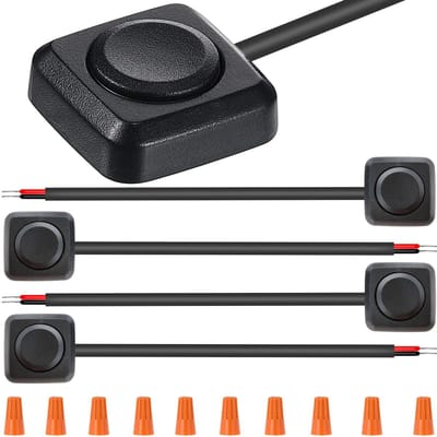 Allecto - Lock Switch - Push Button Switch - 12V/24V - Voor Auto en Industrie - Betrouwbare Schakelaar - Geschikt voor Diverse Toepassingen - Duurz...
