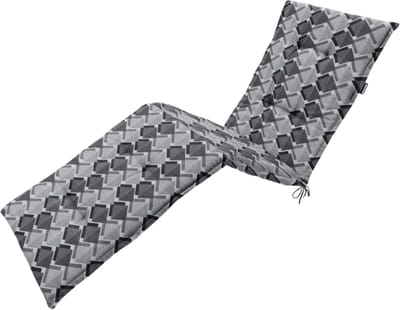 Madison - Tuinkussen - Ligbedkussen - 200 x 65cm - Siem Grey - Grijs