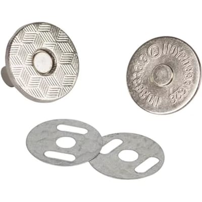 Fix-o-moll Magnetische Sluiting - Rond - Metaallegering - 18mm - 2 Stuks