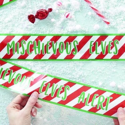 Ginger Ray - Novelty Christmas - Elf Caution Tape