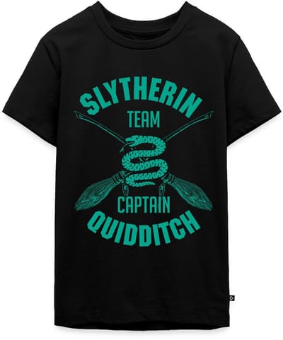 Harry Potter Slytherin Team Captain Quidditch Premium T-Shirt Tiener