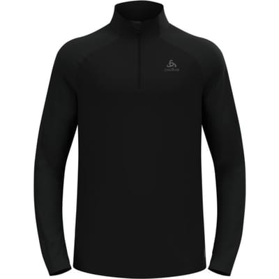 Odlo Essential Ceramiwarm Midlayer 1/2 Zip Heren - Zwart - Maat M