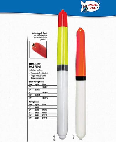 Vissersvlotter - Dobber - Vissen - Glow-in-the-dark - 9 inch - Geel Rood Zwart