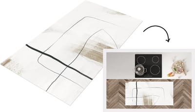 Keukenloper - Loper keuken - Verf - Abstract - Minimalisme - 120x60 cm - Keukenloper vinyl