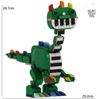 Smiling Critters 4 Figurine d'Action Ensemble de Blocs de Construction Pianosaurus Yarnaby Doey Poppi Jouet de Construction Pour Enfants Cadeau d'Anniversaire