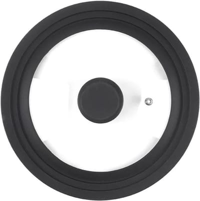 Pannendeksel Universeel - Braaddeksel Siliconen - Gelijkmatig Koken - Gehard Glas - 10x10 mm - Niet gespecificeerd