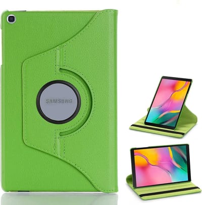 Hoesje Geschikt Voor Samsung Galaxy tab s6 lite 2024 hoes Groen Draaibare Hoesje Case Cover tablethoes - Tab s6 lite hoes 2020 / 2022 360 Hoes bookcase